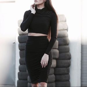 LUX LA by Fallon two piece skirt set